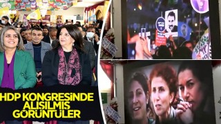 Pervin Buldan'ın katıldığı HDP kongresinde Öcalan sloganları