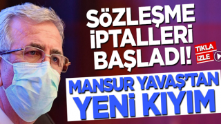 Sözleşme iptalleri başladı! Mansur Yavaş'tan yeni kıyım