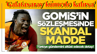 Galatasaray'ın yeni transferi Gomis'in sözleşmesinde skandal madde!