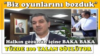 Tevfik Göksu : ''Halkın gözlerinin içine baka baka yalan söylüyor...''