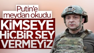 Zelenski : Ukrayna'nın sınırları olduğu gibi kalacak