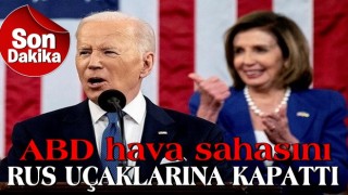 Biden açıkladı: ABD hava sahasını Rus uçaklarına kapattı