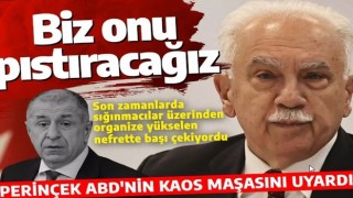 Doğu Perinçek'ten "ABD'nin kaos maşası"na sert sözler: Ümit Özdağ ateşle oynuyor, onu pıstıracağız