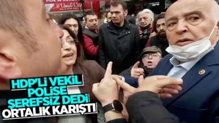 HDP'li vekil Türk polisine hakaret etti