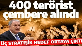 Mehmetçik Kuzey Irak'ta 400 teröristi çembere aldı! 3 stratejik hedef ortaya çıktı