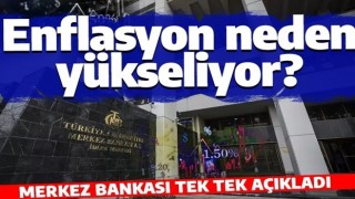 Merkez Bankası'ndan enflasyon açıklaması! Yükselişin sebebi belli oldu