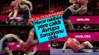 Milli güreşçi Murat Fırat Avrupa Şampiyonu oldu