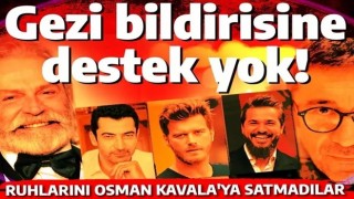 Sinema dünyası Gezi bildirisini desteklemiyor! Ruhunu Osman Kavala'ya satmayanlar çoğunlukta