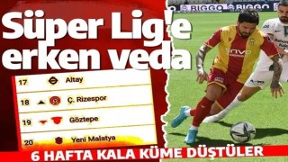 Süper Lig'e veda eden ilk takım belli oldu! Taraftarlar gözyaşlarına boğuldu