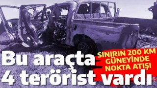 200 km güneyde SİHA'lardan nokta atışı: Süleymaniye'de 4 terörist öldürüldü