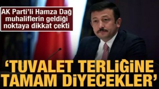 AK Parti'li Dağ'dan muhalefet 'Tuvalet terliği' tepkisi