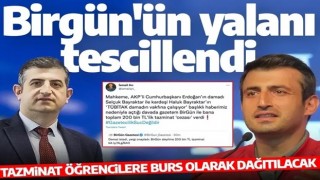 Birgün'ün yalanı mahkemede tescillendi: Tazminat öğrencilere burs olarak dağıtılacak