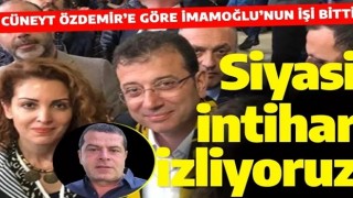 Cüneyt Özdemir de bombaladı! Ekrem İmamoğlu'nun siyasi intiharı