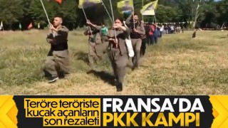 Fransa'daki PKK kampından görüntüler