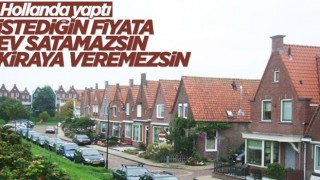 Hollanda konut satışları ve kiralara sınırlama getirdi