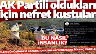 İğrenç zihniyet! Kazada ölen öğrencilere AK Partili oldukları için nefret kustular