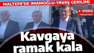 İstanbul mitingine damga vuran an! İmamoğlu herkesle tokalaştı! Yavaş'ı es geçti