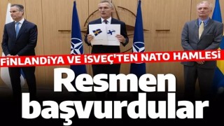 Son dakika: İsveç ve Finlandiya NATO'ya resmen başvurdu