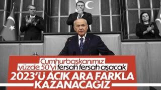 Devlet Bahçeli: 2023'te açık ara farkla kazanacağız