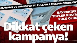 Litvanya'da dikkat çeken kampanya! Bayraktar TB2'ler posta pulu oldu