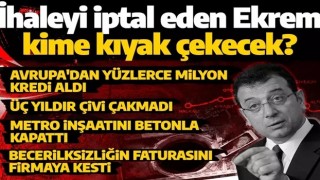 Metro ihalesi silbaştan! CHP'li İBB kime peşkeş çekecek!?