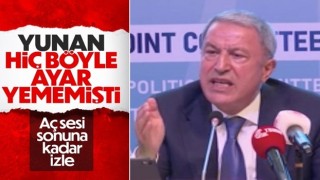Milli Savunma Bakanı Hulusi Akar'dan Yunan parlamenterlere ayar