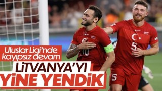 Türkiye Uluslar Ligi'nde Litvanya'yı 2-0 yendi