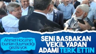 Ahmet Davutoğlu'na Giresun'da tepki gösterildi