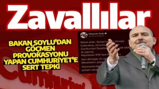 Bakan Soylu Cumhuriyet Gazetesi'ne haddini bildirdi: Göçmenlerden iktidar postu çıkarmaya çalışan zavallılar