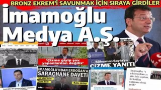 İmamoğlu Medya Anonim Şirketi! Bronz Ekrem'i savunmak için sıraya girdiler