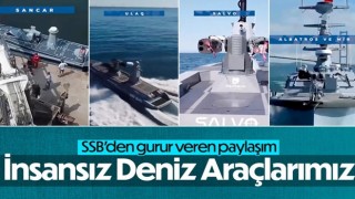 SSB paylaştı: İnsansız Deniz Araçlarımız