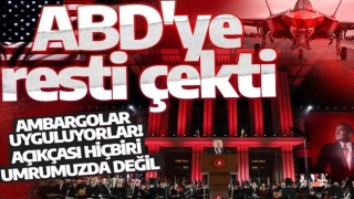 Başkan Erdoğan, ABD'ye resti çekti: Hiçbiri umrumuzda değil