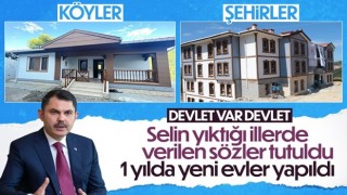 Murat Kurum: Selden etkilenen bölgelerin inşa sürecinde son aşamaya geldik