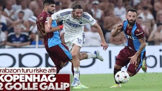 Trabzonspor, Kopenhag'a 2-1 mağlup oldu