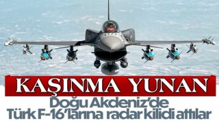 Yunan uçaklarından Türk F-16'larına taciz