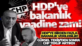 Gürsel Tekin'den sonra CHP teklif artırdı: HDP'ye birden fazla bakanlık verilebilir!