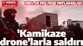 Son dakika: Ukrayna'nın başkenti Kiev'e 'kamikaze drone'larla saldırı