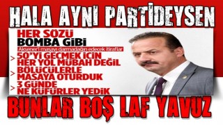 İyi Partili Yavuz Ağıralioğlu'ndan CHP'ye sert tepki !!