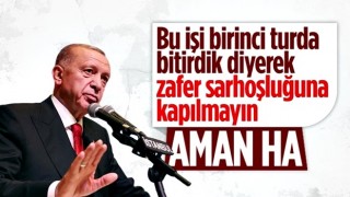 Cumhurbaşkanı Erdoğan'dan 'Daha çok çalışacağız' vurgusu