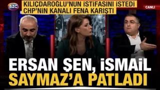 Sözcü TV'de Kılıçdaroğlu’nun istifasını isteyen Ersan Şen, İsmail Saymaz'a patladı