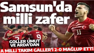 A Milli Takım Galler'i 2-0 mağlup etti, puanını 9 yaptı!