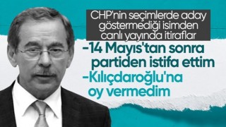 Abdüllatif Şener, 14 Mayıs sonrasında CHP'den istifa ettiğini açıkladı
