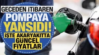 Son dakika: Yeni zam gece yarısından itibaren pompaya yansıdı! Güncel akaryakıt fiyatları