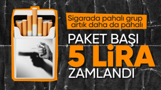 Sigaraya 5 TL zam