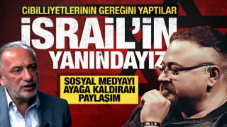 Jahrein'den sosyal medyayı ayağa kaldıran paylaşım 'İsrail'in yanındayız!'