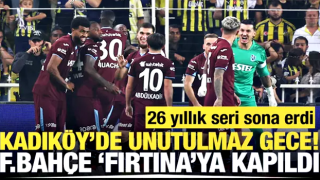 Kadıköy'de unutulmaz maç! Fenerbahçe 'Fırtına'ya kapıldı