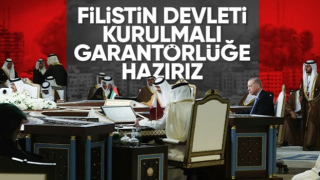 Cumhurbaşkanı Erdoğan'dan 'Filistin Devleti' çıkışı: Garantörlüğe hazırız