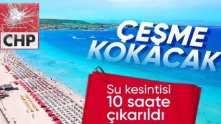 Çeşme'de su kesinti süresi uzatıldı