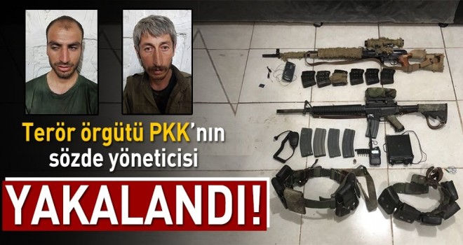 PKK’nın sözde yöneticisi sağ ele geçirildi