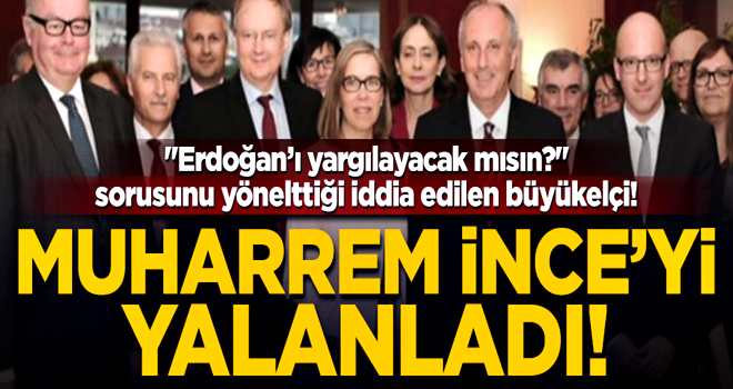 Büyükelçi Olling, Muharrem İnce'yi yalanladı